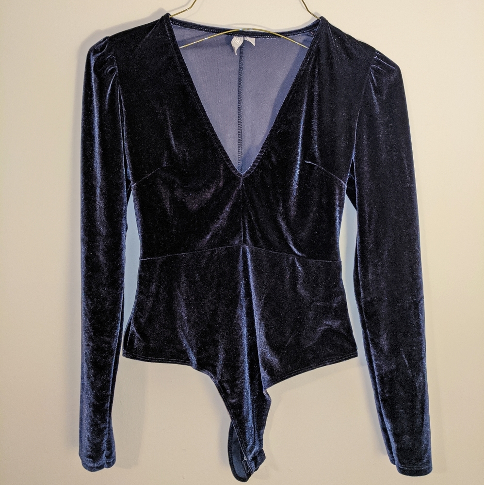 ASOS velvet bodysuit